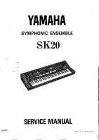 Yamaha SK-20 - Service Manual1